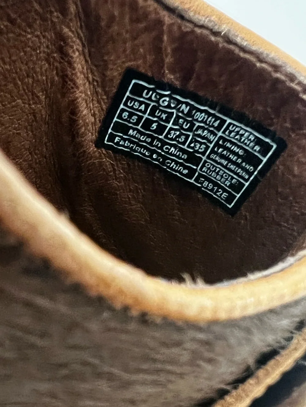UGG Dark Brown and Tan Buckle Platform Heels